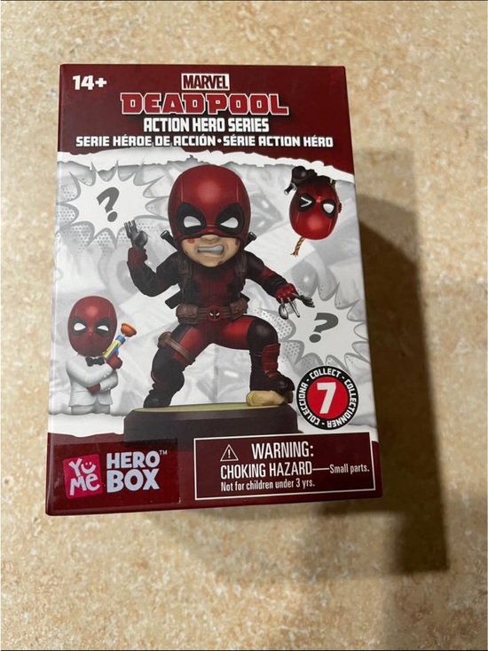 Marvel Other - Marvel Deadpool Figure - Red and Black Hero Box Collectible